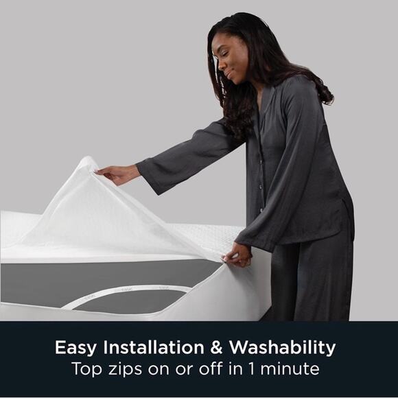 Allerease king zippered Mattress protector - Picture 6 of 8